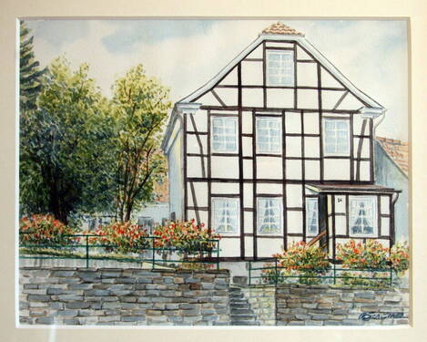 Hausansicht künstlerisch - Einfamilienhaus mit 102,00 m² in Solingen zum Kaufen