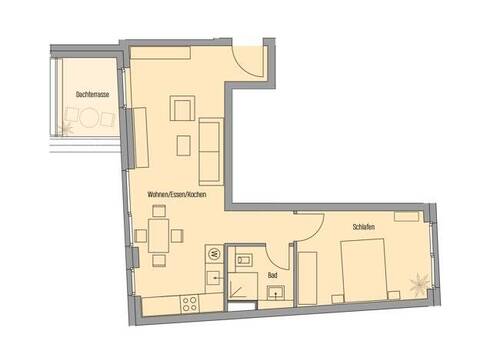 Grundriss S.5.2 - Genießen Sie den Blick von Ihrer lauschigen Dachterrasse! 