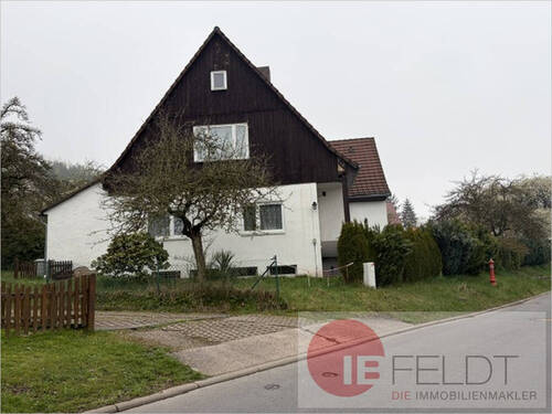 Giebelansicht - 9 Zimmer Mehrfamilienhaus, Wohnhaus zum Kaufen in Ilmenau