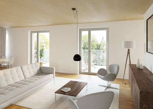 Wohnen Typ 1 - NEUBAU-Wohnung mit Balkon zum Garten * 4 Zimmer * KFW 40 und QNG