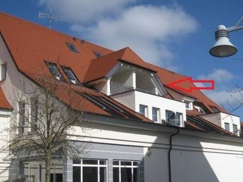 Außenbild - Maisonettewohnung mit Loggia in ruhiger Lage