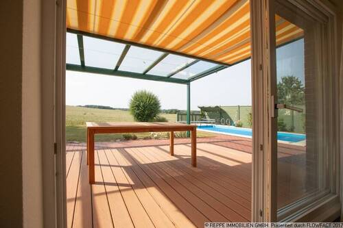 Blick aus dem Wohnzimmer - 
