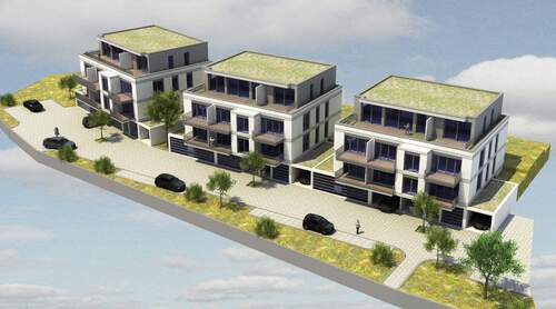 Luftbild - *Neubau-Wohntraum* Moderne Etagenwohnung mit Balkon, TG-Stellplatz und Blick ins Mittelrheintal!