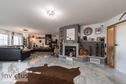 Wohnzimmer - 6 Zimmer Einfamilienhaus in Leingarten / Schluchtern