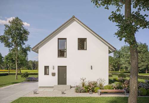 Hausansicht - 4 Zimmer Einfamilienhaus in Grimma