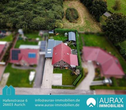 Luftbild - Einfamilienhaus mit 151,00 m² in Aurich zum Kaufen