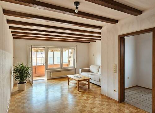 Wohnzimmer (KI generiert) - Gemütliche 3-Zimmer-Wohnung mit Fahrstuhl in der Altstadt