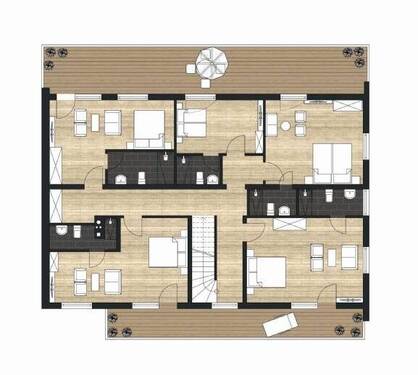 Hotel Dorfkrug Obergeschoss 2 - 