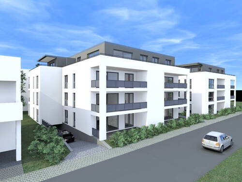 Ansicht Nordwest_Südostseite - Neubau* Eine Investition für die Zukunft. Großzügige 3-Zimmer Wohnung mit Terrasse und Lift