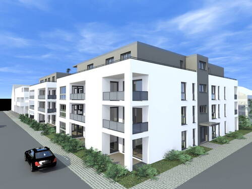 Ansicht Südost_Nordostseite - Etagenwohnung mit 98,90 m² in Lörrach zum Kaufen