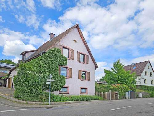 Ansicht Straße - vorhandene Bebauung - Grundstück in Wiesloch zum Kaufen