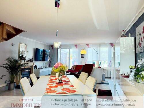 Wohnzimmer Essbereich - 4 Zimmer Reihenmittelhaus in Oberkrämer / Eichstädt