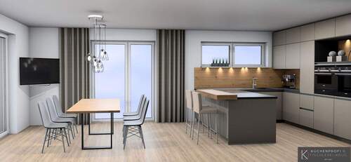 offener Wohn-Essbereich - 5 Zimmer Einfamilienhaus in Harth-Pöllnitz