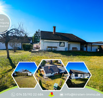 Rangendingen: Gepflegtes Einfamilienhaus mit Loggia, Freisitz und großem Familiengrundstück