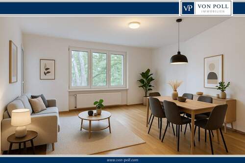 Visualisierung-Logo - Charmante Zwei-Zimmer-Wohnung in ruhiger, zentraler Lage im beliebten Nordend