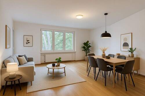 Visualisierung - 2 Zimmer Etagenwohnung zum Kaufen in Frankfurt am Main