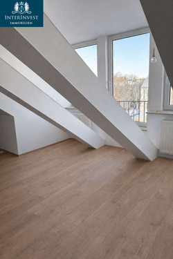 offenes Wohnzimmer 1 (KI-optimiert) - 3 Zimmer Etagenwohnung in Magdeburg