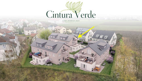 Wohnung 18 - Illustration - NEUBAU: IN-Hundszell: 2-ZKB-Dachgeschosswohnung mit Aufzug und Südost-Balkon! Ruhige Lage!