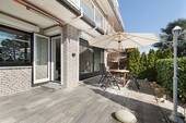 Traumhafte Terrasse nach Südwest.jpg - 3 Zimmer Terrassenwohnung zum Kaufen in Hamburg