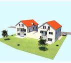 Ansicht Süden - 3 Zimmer Etagenwohnung in Bergheim