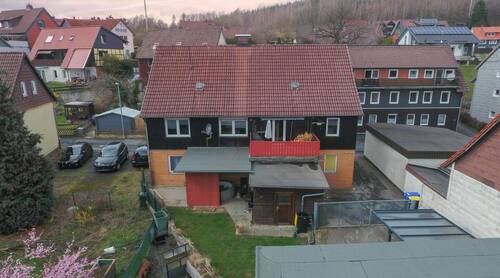 Objektansicht - Einfamilienhaus mit 180 m² Wohnfläche in Langelsheim OT Wolfshagen - Garage, Carport und Werkstatt vorhanden