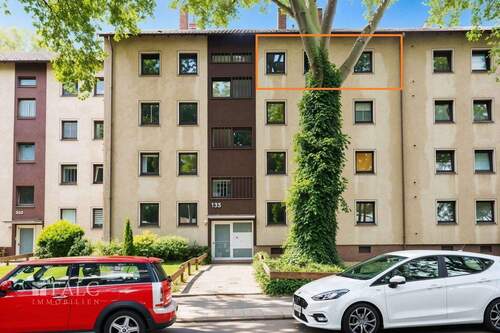 Hausansicht vorne 3.OG - 3 Zimmer Etagenwohnung in Köln