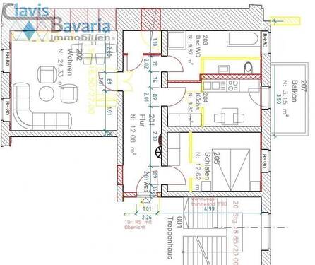 Wohnung 3 - 2 Zimmer Etagenwohnung zur Miete in Frankfurt (Oder)