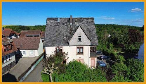 Traufseite - 1 Zimmer Einfamilienhaus in Homberg (Ohm)