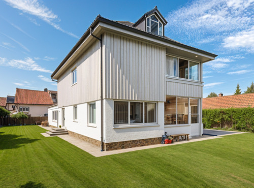 mögliche Gestaltung der Gartenansicht - 5 Zimmer Einfamilienhaus zum Kaufen in Garching