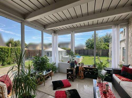 mögliche Farbegestaltung des Wintergartens - 