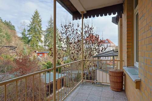 Balkon - 3 Zimmer Etagenwohnung in Plauen