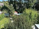 Blick vom Balkon zum Garten - 