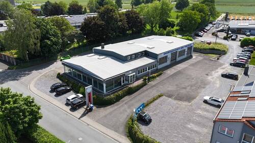 Luftbild__ - Autohaus mit Halle, Büro & Showroom in Top-Lage - Ideal für Kfz, Logistik oder Handel