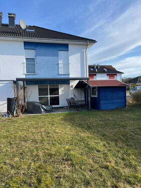 Gartenansicht - Doppelhaushälfte mit 111,00 m&sup2; in Neuburg zum Kaufen