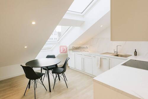 Küche - 2 Zimmer Etagenwohnung zur Miete in Frankfurt am Main