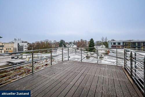 aktueller Zustand Balkon - Etagenwohnung mit 74,90 m&sup2; in Langenfeld (Rheinland) / Immigrath zum Kaufen