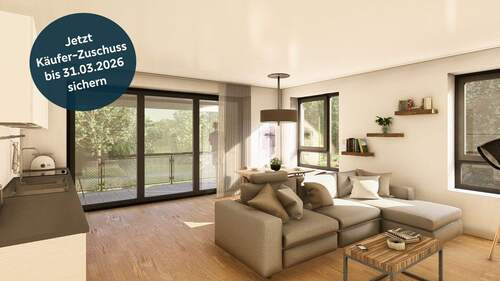 unverbindliche Visualisierung Whg. Nr. 6 und 13 - Lebensqualität pur. Platz zum Wohlfühlen