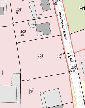 Lageplan - Grundstück in Oetzen zum Kaufen