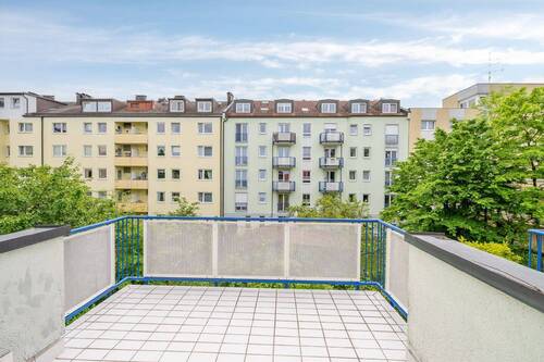 Terrasse - Etagenwohnung mit 87,00 m² in München zum Kaufen
