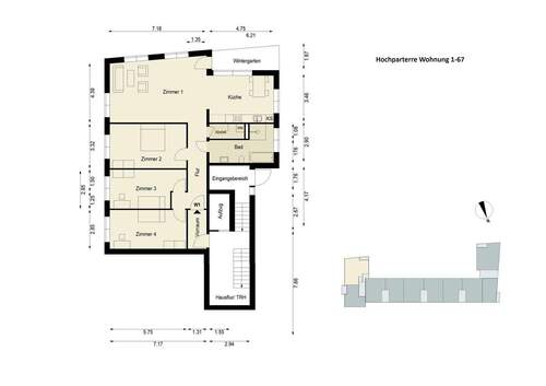 01_1-67 - 4 Zimmer Etagenwohnung in Berlin