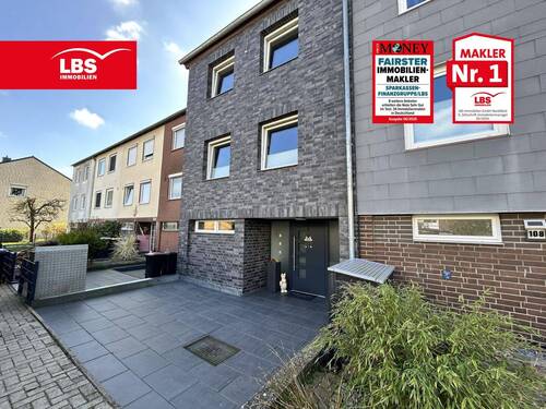 Außenansicht - Kernsaniertes Reihenmittelhaus in Top-Lage mit Wintergarten & Balkon