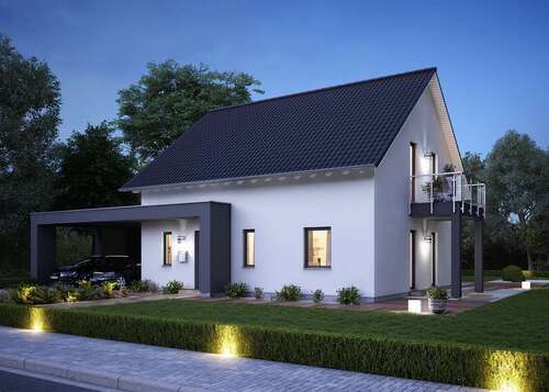 Hausansicht - Einfamilienhaus mit 159,00 m&sup2; in Groitzsch zum Kaufen