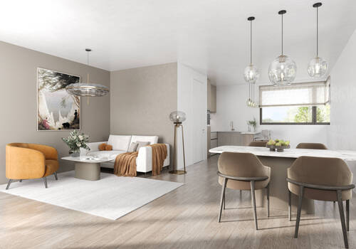 Marie am Circus- Visualisierung - 3 Zimmer Etagenwohnung in Putbus