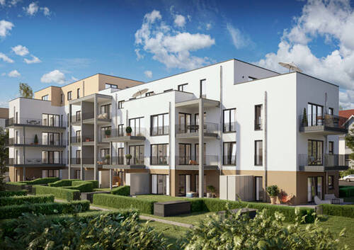 High5_Gartenansicht - Familie oder Best Ager? Ein Bad en Suite mit sonnigem Westbalkon wartet auf Sie!