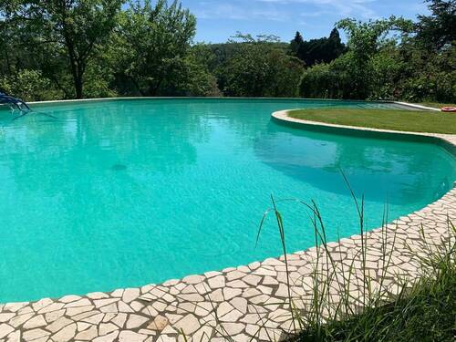 Pool im Sommer - 4 Zimmer Einfamilienhaus zum Kaufen in Wuppertal