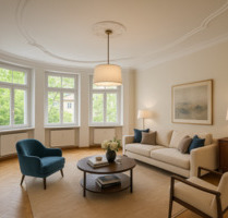 Stilvoller Altbau mit zwei Balkonen in Markkleeberg- West