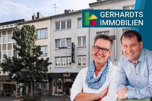 Straßenansicht - Citylage Mönchengladbach: 3x Wohnen. 1x Gewerbe. Eine Einheit. Alles läuft.