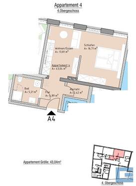 Appartement 4 - 