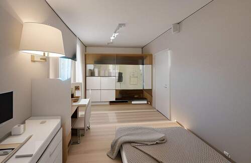 Schlafen-Ankleide Visualisiert - 