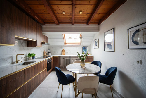 Küche Vision modern - Etagenwohnung mit 71,40 m&sup2; in Stegen zum Kaufen